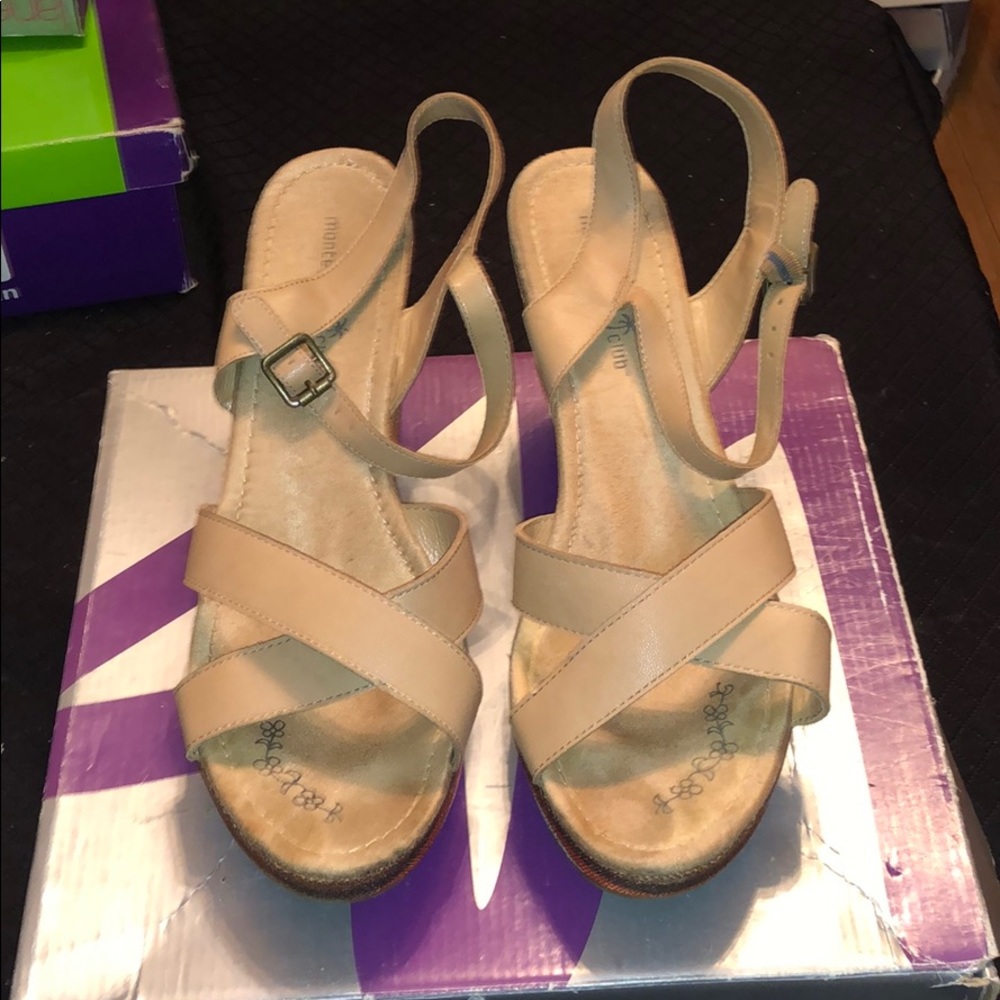 Wedge heel